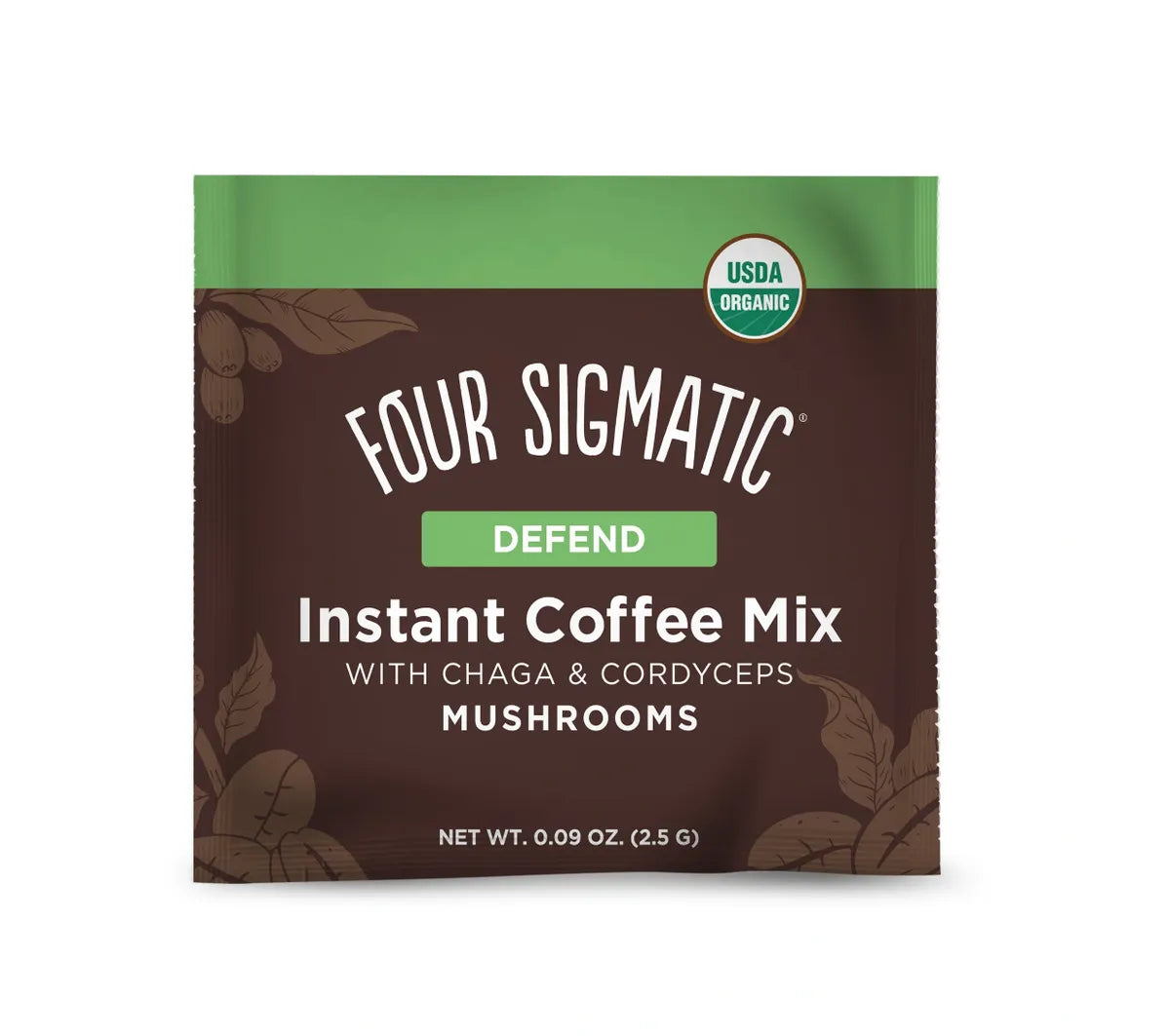 Instant Coffee Mix With Chaga and Cordyceps Mushrooms - DEFEND