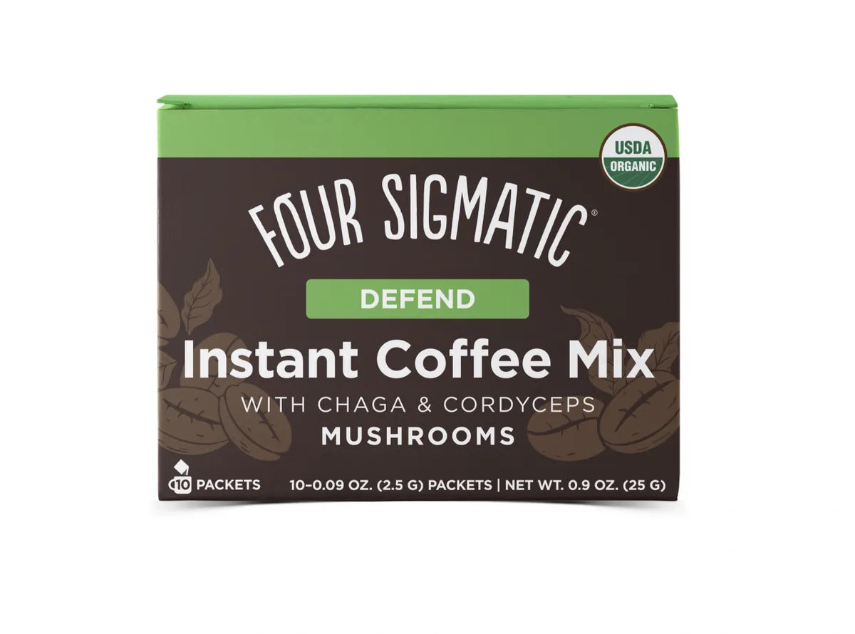 Instant Coffee Mix With Chaga and Cordyceps Mushrooms - DEFEND
